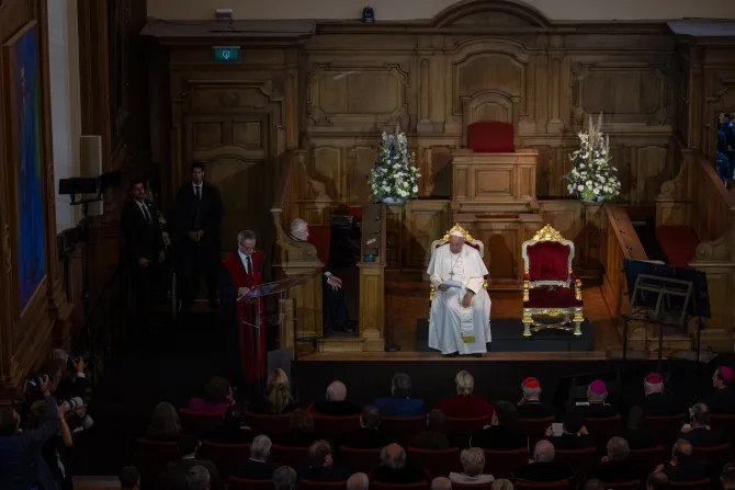 Pope Francis urges professors to ‘seek the truth’ in visit to 600-year-old Belgian university