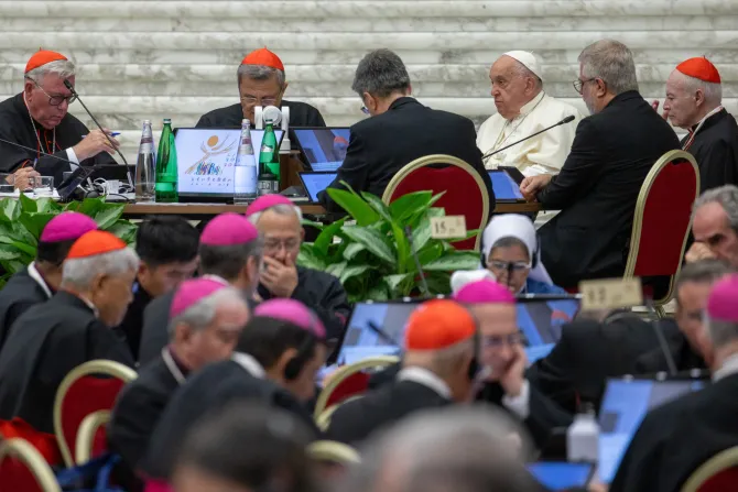 At Synod on Synodality, pope says Church needs new ways for bishops to be ‘synodal’