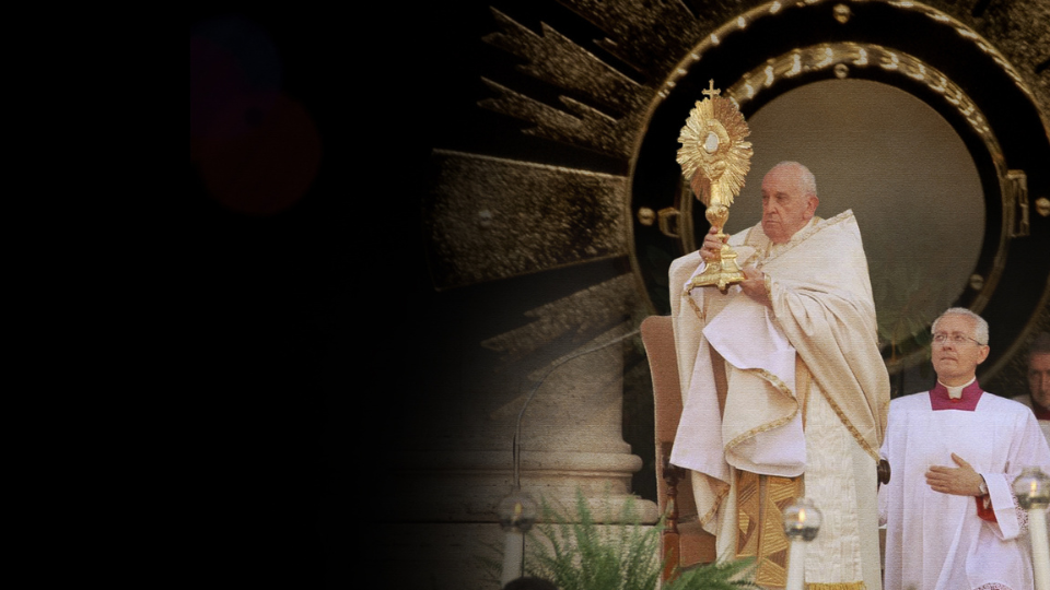 Pope Francis Joins in Corpus Christi Celebration 