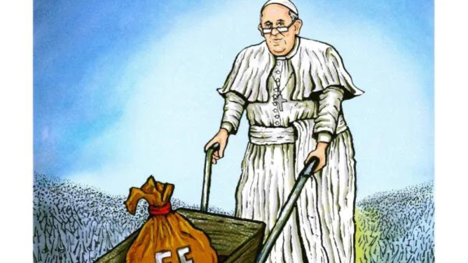 Urban Artist Behind Famous "Super Pope" Designs Official Image for This Lent