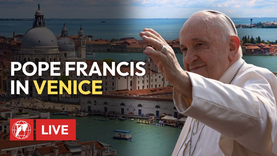  LIVE | Pope Francis in Venice | April 28th, 2024