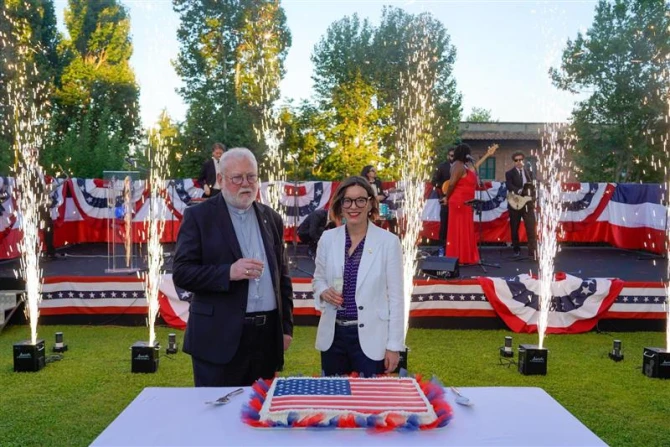 U.S. embassy in Rome honors first American-born pope as U.S.-Vatican diplomatic milestone