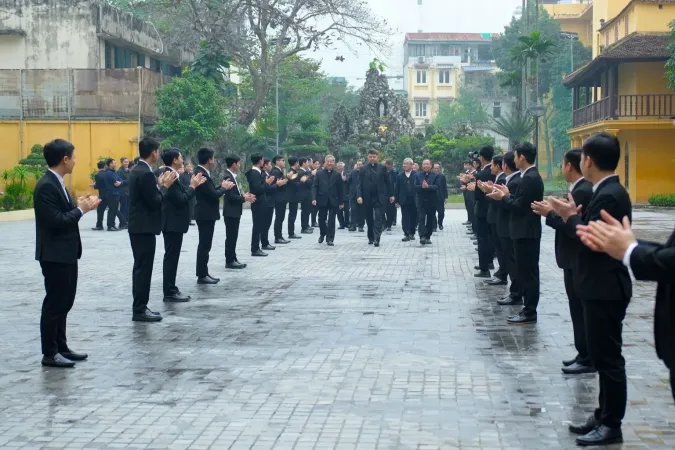 Vietnam, the Holy See has a (temporary) address in Hanoi, awaiting the Pope