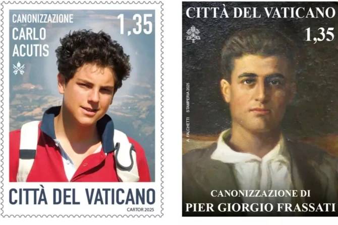 Vatican issues special stamps for canonization of Carlo Acutis and Pier Giorgio Frassati