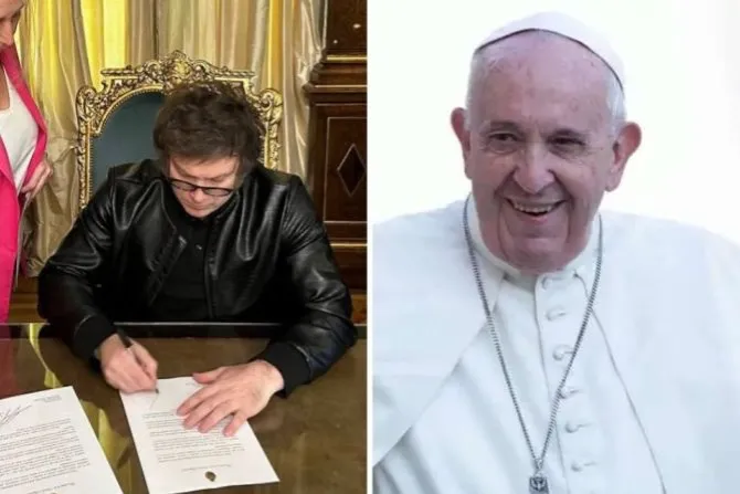 Argentine president formally invites Pope Francis to visit native land