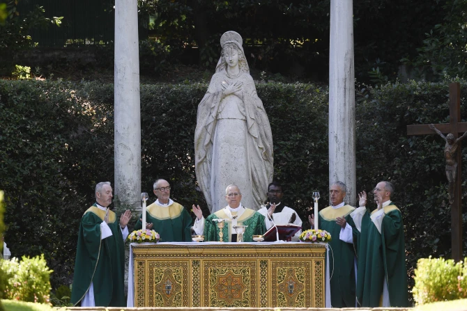 Pope Leo XIV celebrates Mass for creation with Latin prayers in Castel Gandolfo gardens