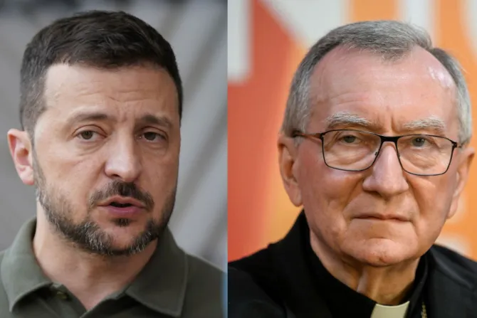 Vatican secretary of state meets Ukrainian president Zelenskyy